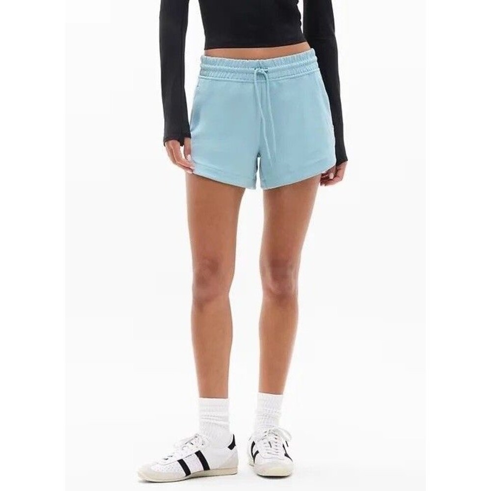 Athleta Light Blue Athletic Seasoft Shorts